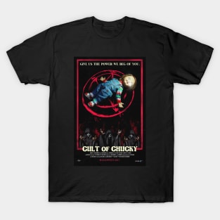 Cult of Chucky Movie Poster T-Shirt